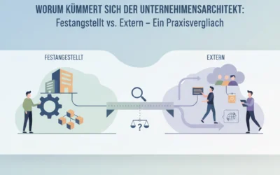 Externer Unternehmensarchitekt vs. Festanstellung: Vergleich